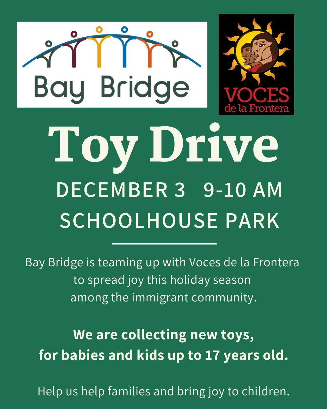 Toy Drive flyer